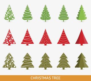 圣诞树底图背景