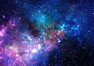 紫色梦幻星空背景高清