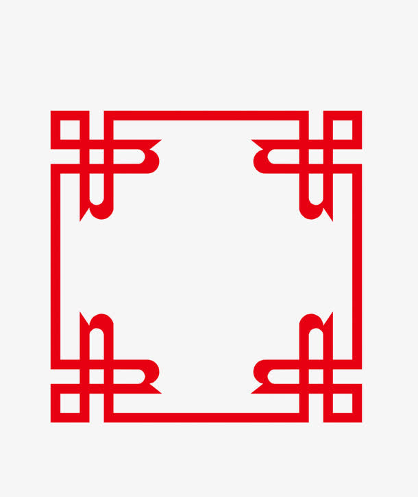 中式边框免抠