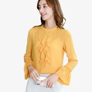 黄色衣服，女装，女模特免抠