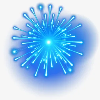 绽放的烟花免抠