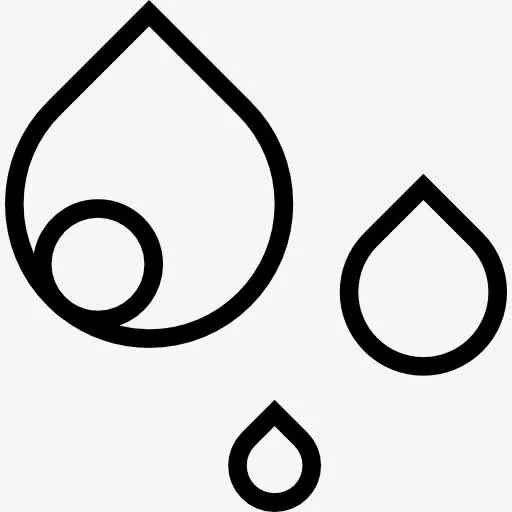 雨滴图标免抠