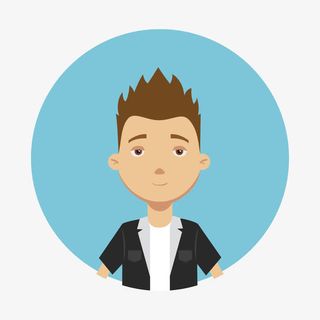 卡通用户头像矢量免抠