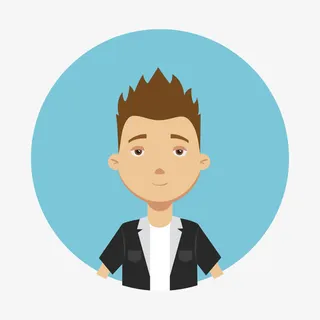 卡通用户头像矢量免抠