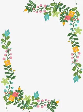 春意盎然绿色叶子装饰免抠