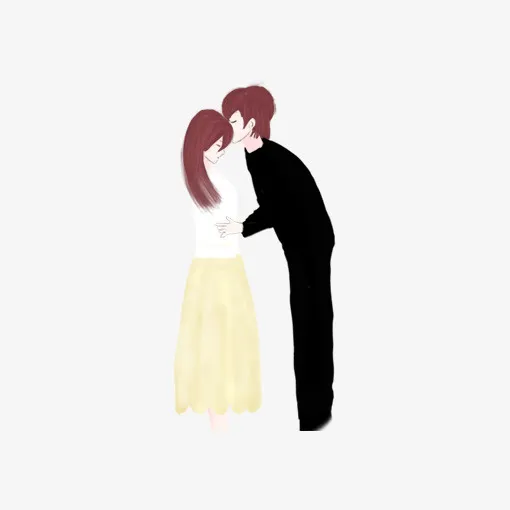 甜蜜情人节男孩女孩免抠