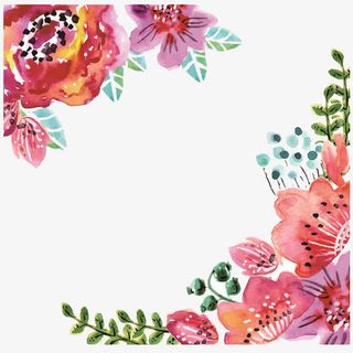 油画二维码边框免抠