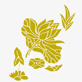 中国风边框黄色免抠