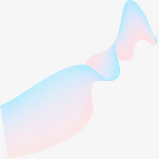 时尚创意渐变线条装饰免抠