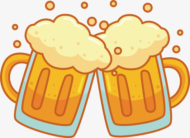 卡通啤酒矢量图下载免抠