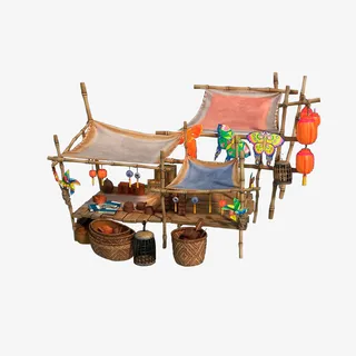 简易杂货铺免抠