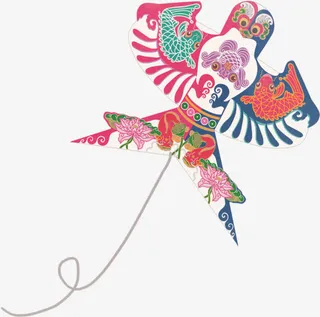 传统中国风风筝免抠