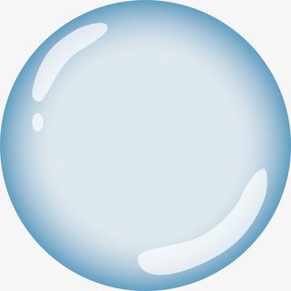 卡通泡泡 透明装饰免抠装饰ppt元素