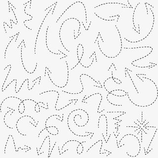 矢量手绘虚线箭头合集免抠