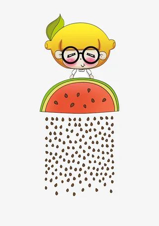 夏日西瓜免抠
