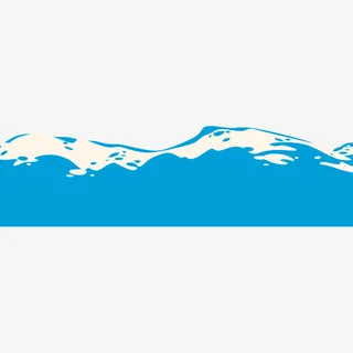 卡通大海波浪素材免抠