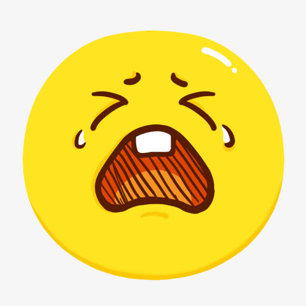 卡通哭脸人物免抠