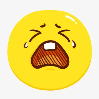 卡通哭脸人物免抠