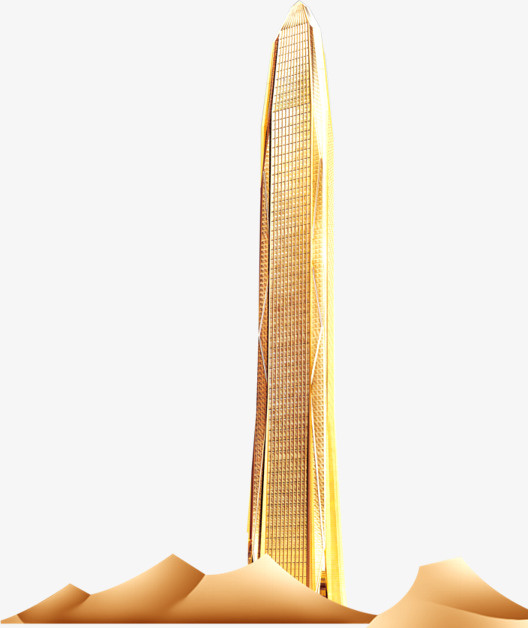 金色平安金融大厦免抠