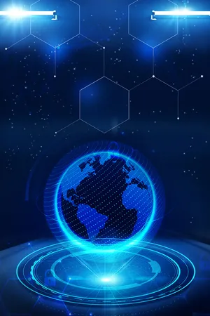 科技感光效灯光背景图高清
