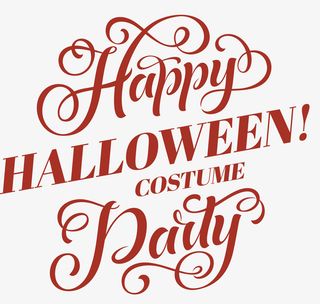 万圣节快乐艺术字免抠