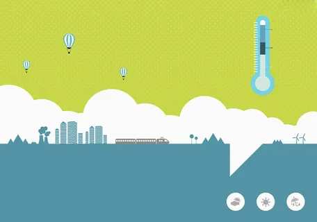 扁平几何卡通城市海报背景高清