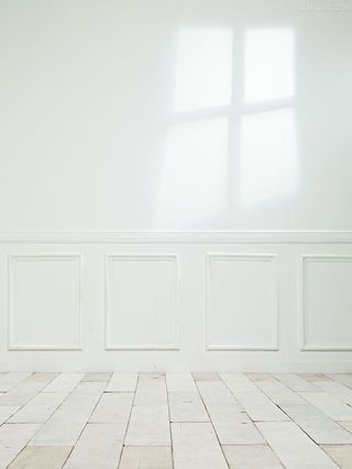白色墙壁窗户光线海报背景免抠