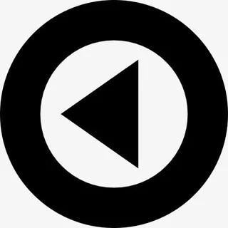 左后卫箭头的圆形按钮图标免抠