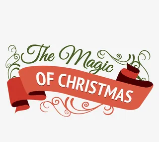 圣诞节英文字免抠