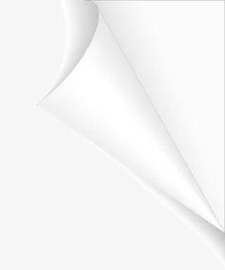 边角折纸 纯色卷纸免抠