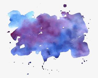 水彩晕染泼墨涂鸦底纹免抠