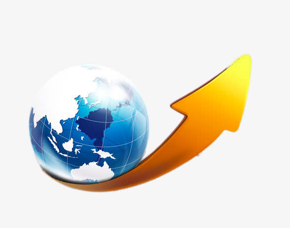 绕着地球的箭头免抠