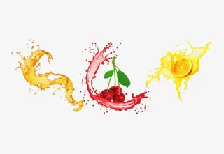 果汁飞溅素材免抠