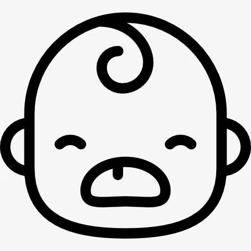 婴儿哭图标免抠