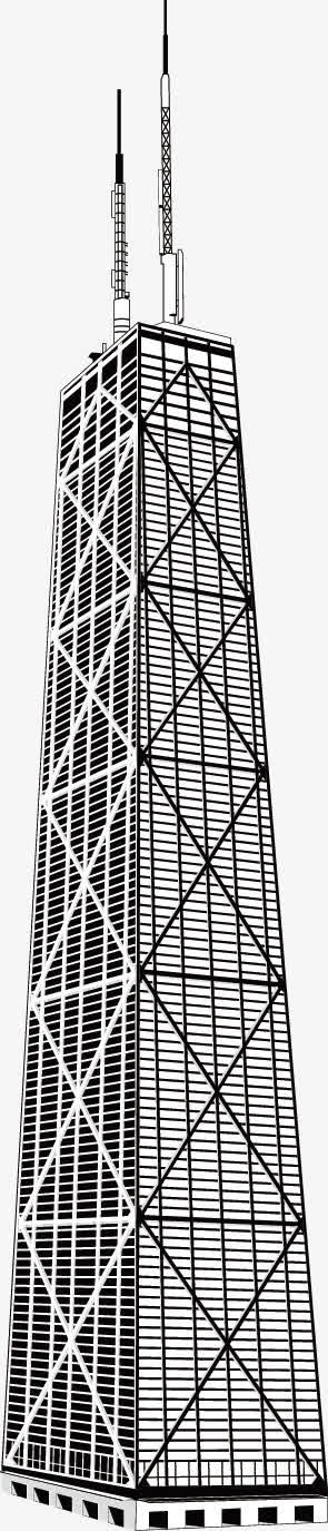 城市高楼建筑房屋图免抠