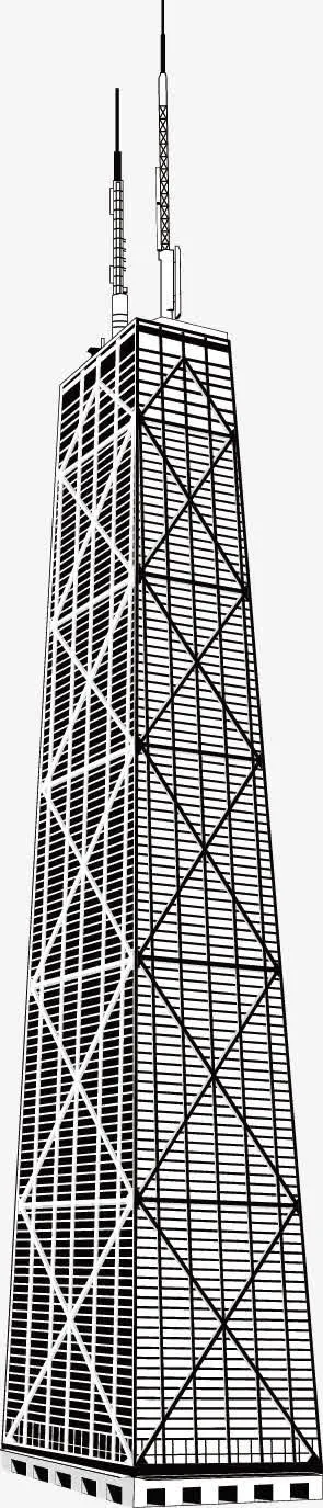 城市高楼建筑房屋图免抠