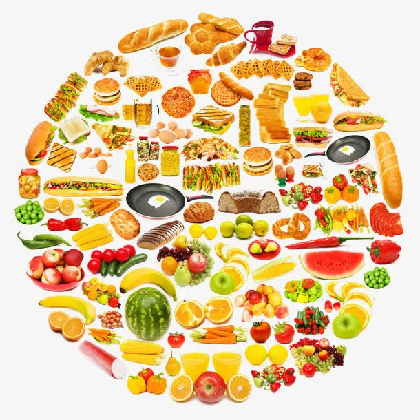 创意食材图形免抠