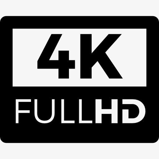 4k FullHD 图标免抠