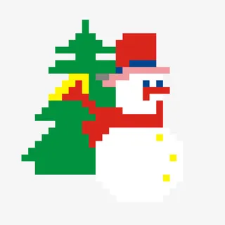 元素雪人素材免抠