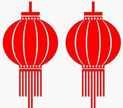 红色灯笼免抠