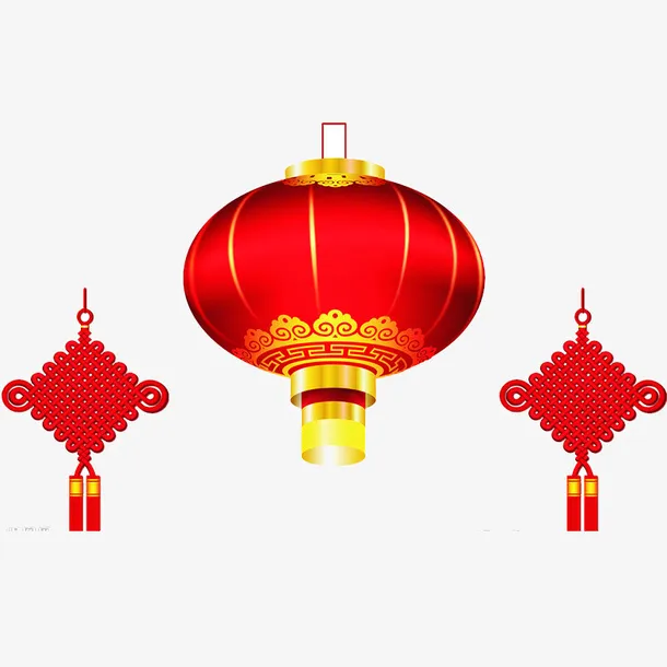 灯笼 中国结免抠