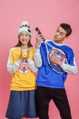 男装女装情侣服装免抠