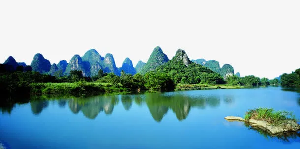 广西桂林山水免抠