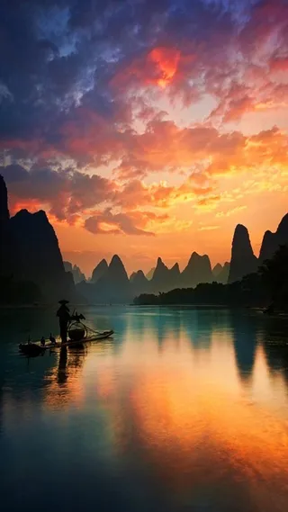 山水风景摄影H5素材高清