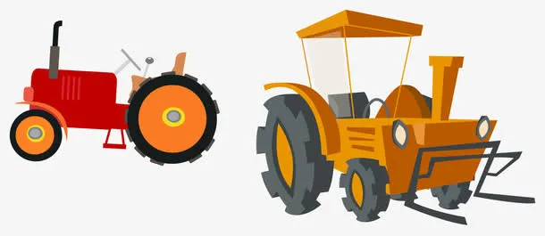 农机机动车矢量免抠