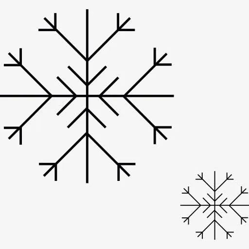 雪花图标免抠