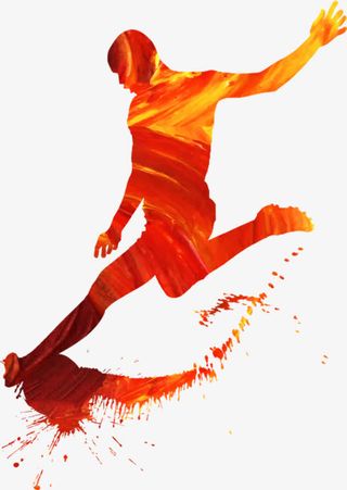 踢足球的人免抠