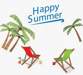 沙滩懒人躺椅免抠