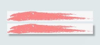 红色墨迹笔刷矢量图免抠