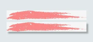 红色墨迹笔刷矢量图免抠